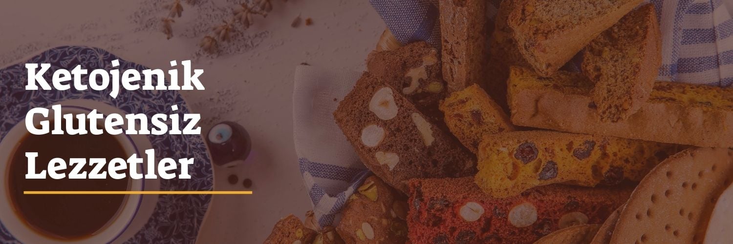 Ketojenik ve Glutensiz Ürünlerimiz: Ekmek, Kurabiye, Kek, Gevrekler ve Glutensiz bir çok ürünümüz sizleri bekliyor.