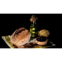 Zeytinli Tam Buğdaylı Ekşi Mayalı Ekmek 350Gr